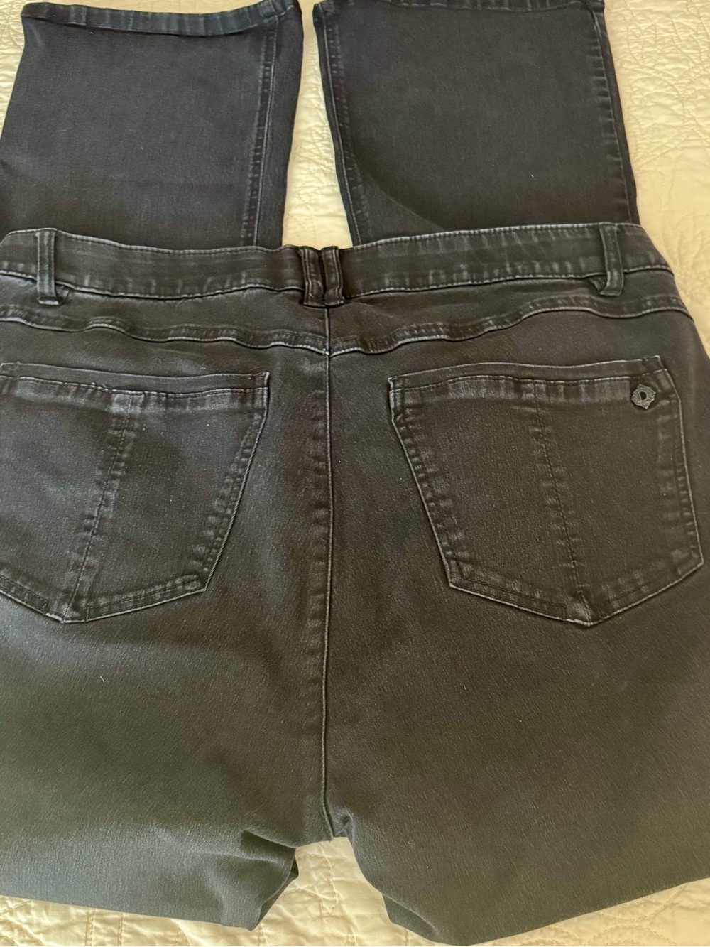 Democracy Ab Solution Black Bootcut Jeans Size 18W - Picture 4 of 10